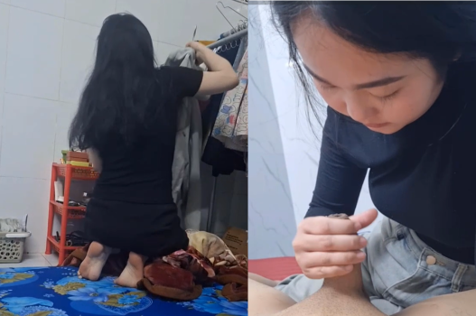 Bạn thân siêng mút chim dù đã có ny