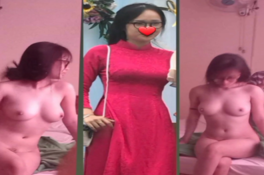 Cô mầm non tương lai bị rò clip sex